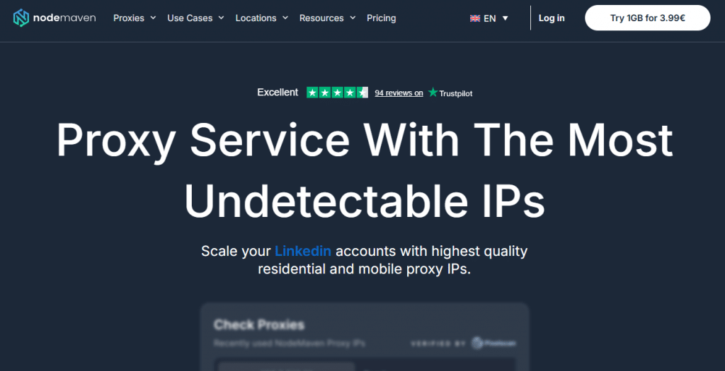 nodemaven homepage