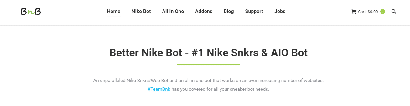 better nike bot twitter