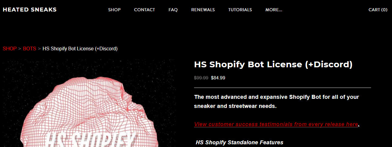 HS Shopify Bot