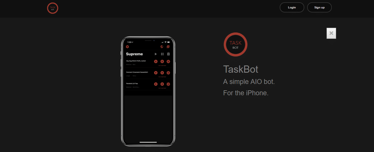 TaskBot iOS • Cop Guru