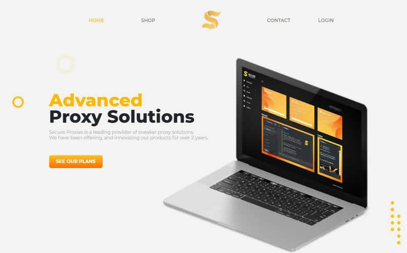 SecureProxies homepage