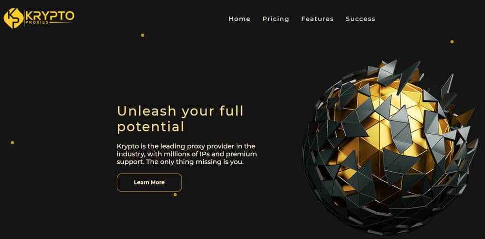 Krypto Proxies homepage