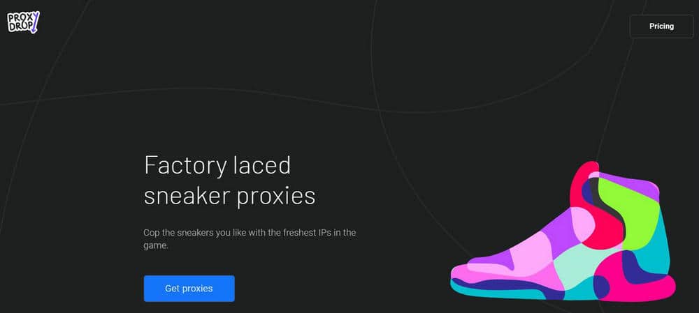 Proxydrop Proxies homepage