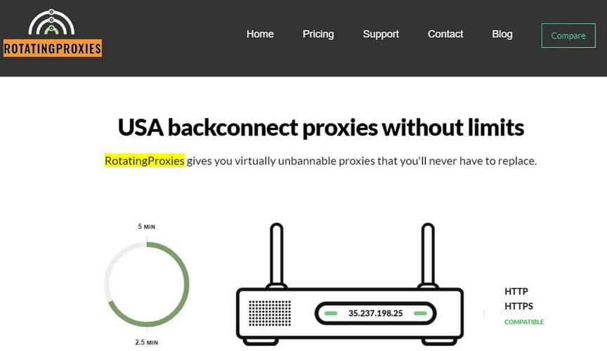 RotatingProxies homepage