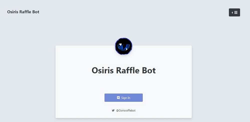Osiris Raffle bot