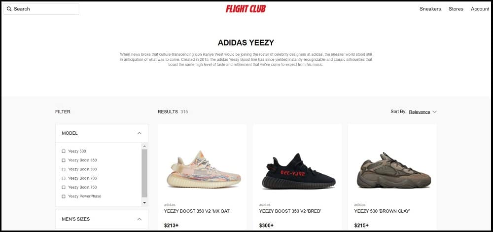 Flight club hotsell yeezy coupon