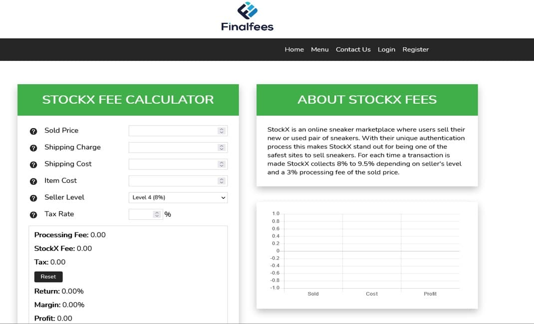 StockX Final Fees